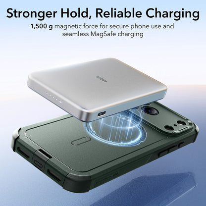 MagSafe Hülle für Apple iPhone 17 Pro, ESR, Cyber, Grün