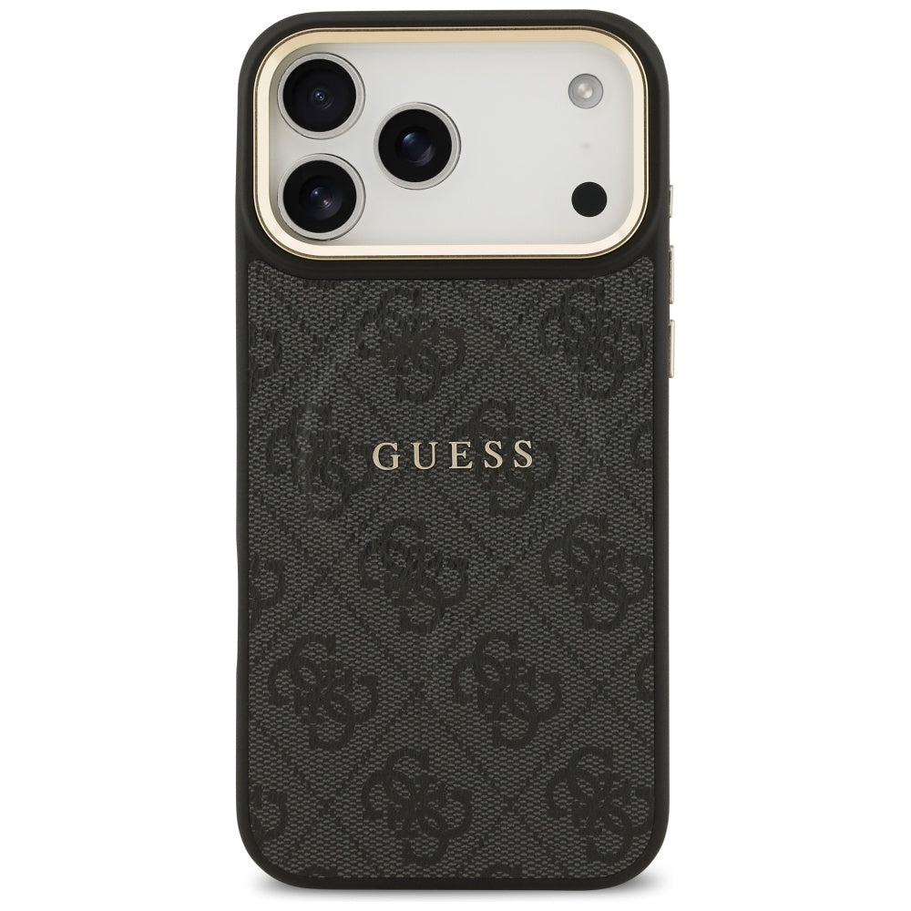 Étui MagSafe pour Apple iPhone 17 Pro, Guess, 4G Classic, Noir