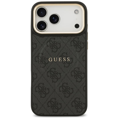 Étui MagSafe pour Apple iPhone 17 Pro, Guess, 4G Classic, Noir