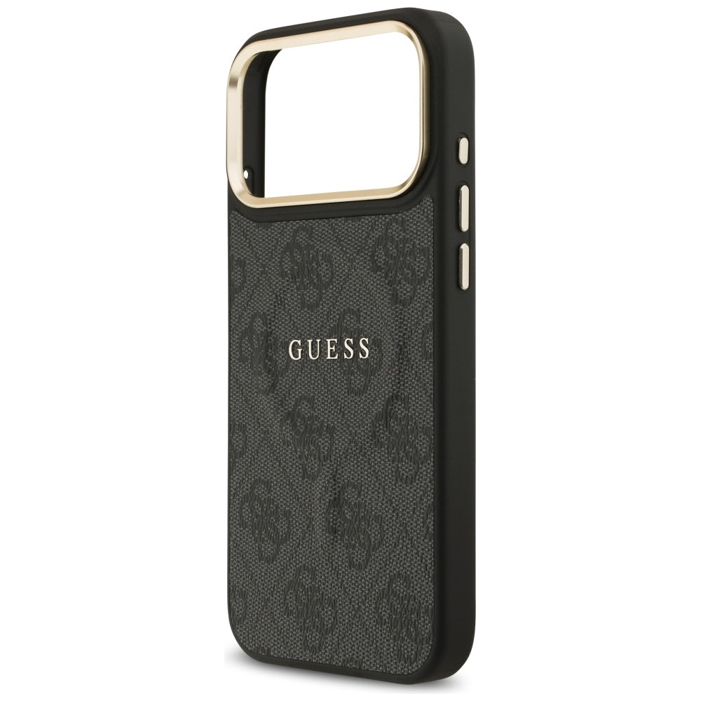 Étui MagSafe pour Apple iPhone 17 Pro, Guess, 4G Classic, Noir