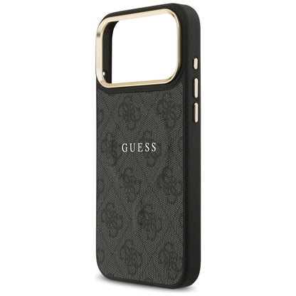 Étui MagSafe pour Apple iPhone 17 Pro, Guess, 4G Classic, Noir