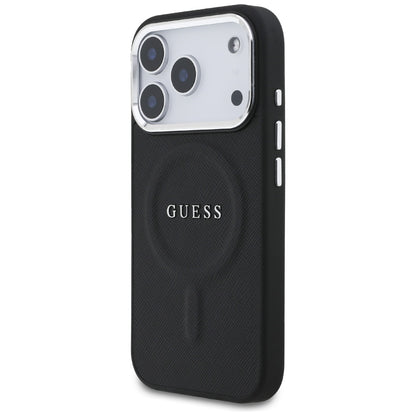Étui MagSafe pour Apple iPhone 17 Pro, Guess, Classic Logo, Noir