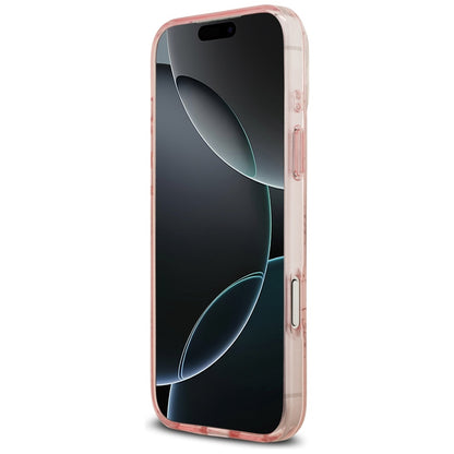 Étui MagSafe pour Apple iPhone 17 Pro, Guess, IML 4G Background, Rose