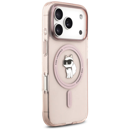 MagSafe Case for Apple iPhone 17 Pro, Karl Lagerfeld, IML Choupette, Pink