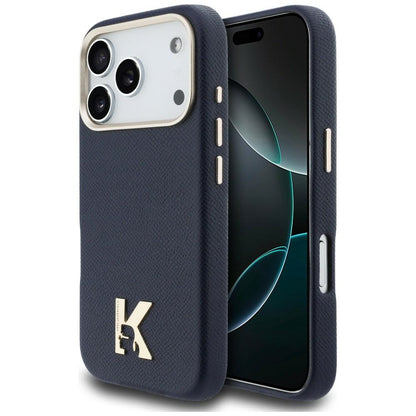 MagSafe Hülle für Apple iPhone 17 Pro, Karl Lagerfeld, Karl Head Logo, Blau