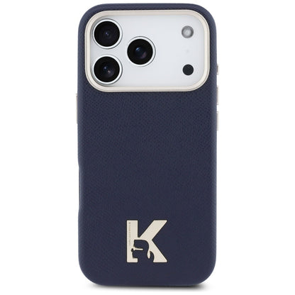 MagSafe Hülle für Apple iPhone 17 Pro, Karl Lagerfeld, Karl Head Logo, Blau