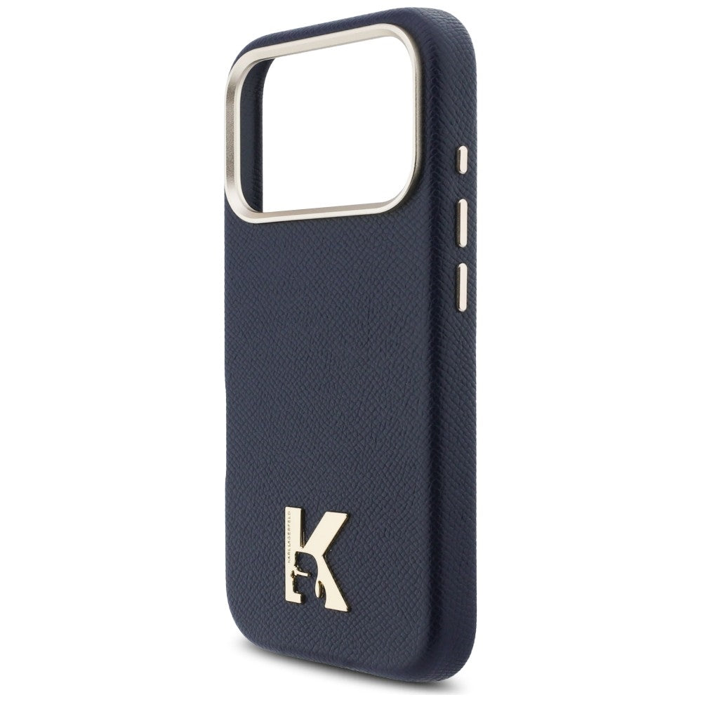 MagSafe Hülle für Apple iPhone 17 Pro, Karl Lagerfeld, Karl Head Logo, Blau