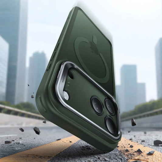 Coque MagSafe pour Apple iPhone 17 Pro Max, ESR, Classic Hybrid, Vert Satiné