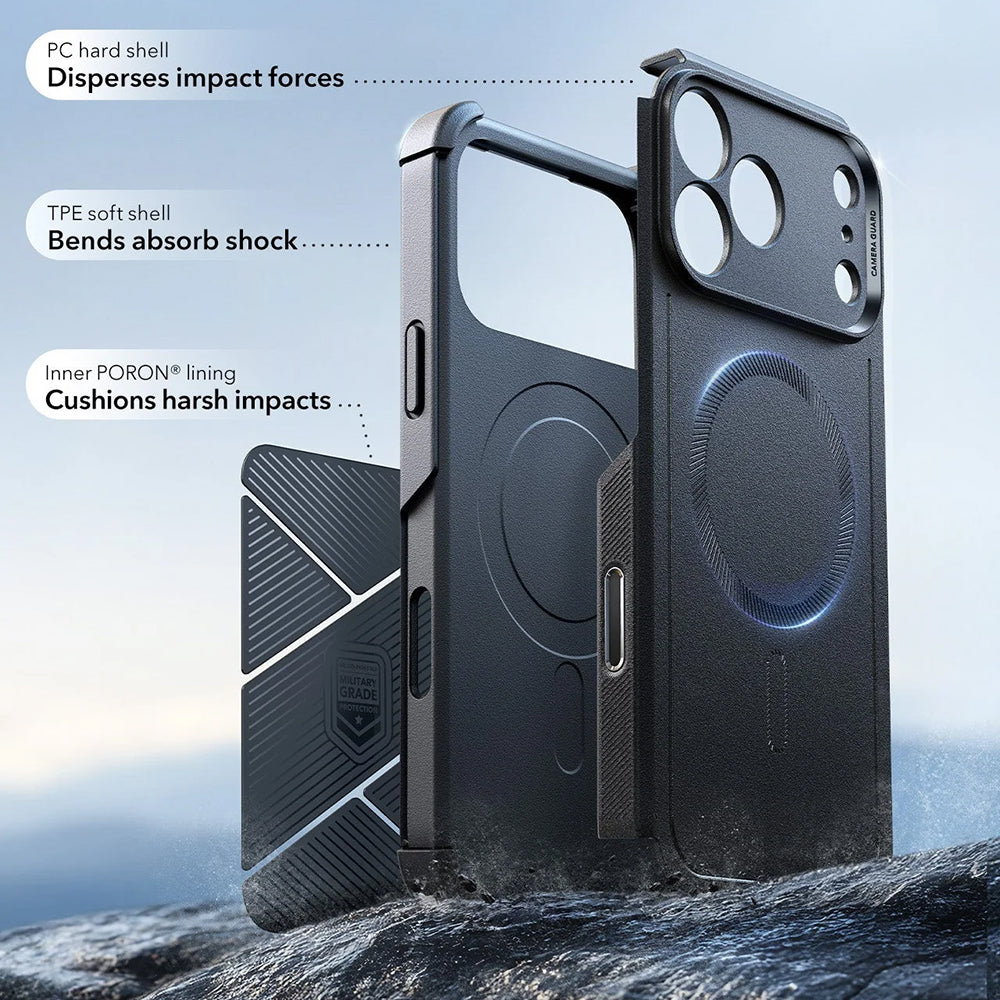 Coque MagSafe pour Apple iPhone 17 Pro Max, ESR, Cyber, Noire