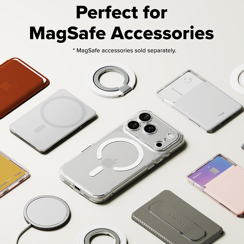 Coque MagSafe pour Apple iPhone 17 Pro Max, Ringke, Fusion, Transparente