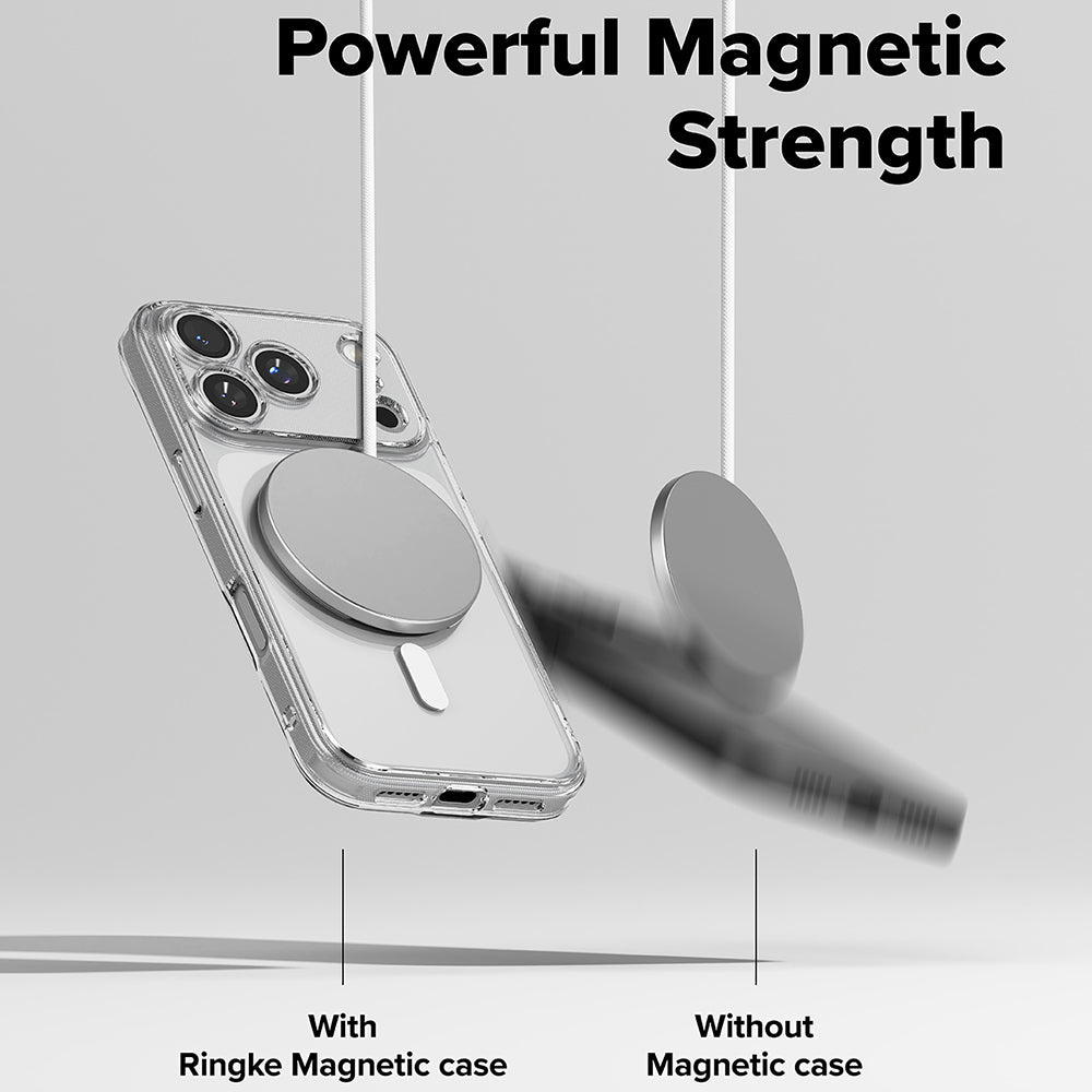 Coque MagSafe pour Apple iPhone 17 Pro Max, Ringke, Fusion, Transparente