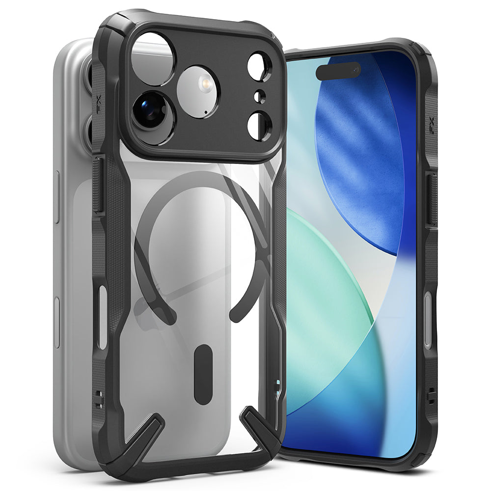 Coque MagSafe pour Apple iPhone 17 Pro Max, Ringke, Fusion X, Noire