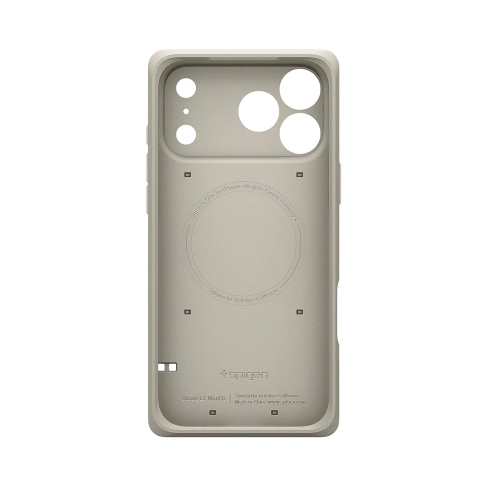 Coque MagSafe pour Apple iPhone 17 Pro Max, Spigen, Classic LS, Crème ACS10478