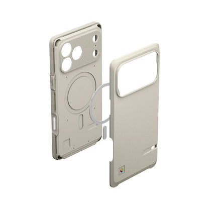 Coque MagSafe pour Apple iPhone 17 Pro Max, Spigen, Classic LS, Crème ACS10478
