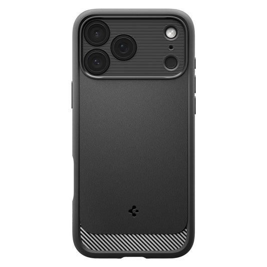 MagSafe Hülle für Apple iPhone 17 Pro Max, Spigen, Rugged Armor, Mattschwarz