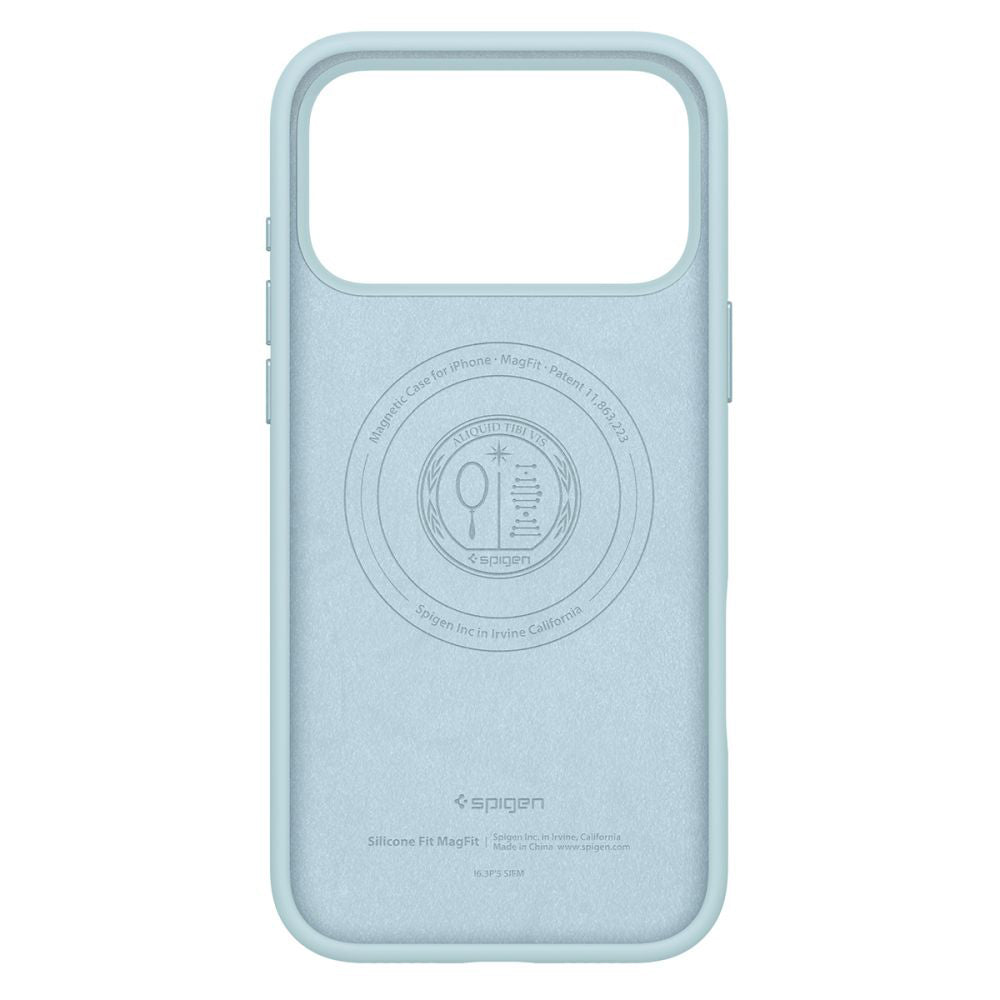 MagSafe Hülle für Apple iPhone 17 Pro Max, Spigen, Silicone Fit, Blau