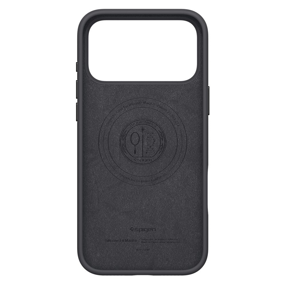 Coque MagSafe pour Apple iPhone 17 Pro Max, Spigen, Silicone Fit, Noire