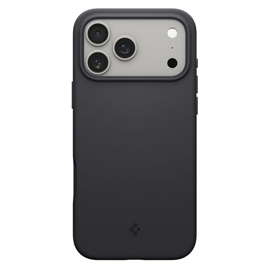 MagSafe Hülle für Apple iPhone 17 Pro Max, Spigen, Silicone Fit, Schwarz