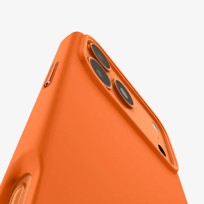MagSafe Case for Apple iPhone 17 Pro Max, Spigen, Silicone Fit, Orange ACS11378