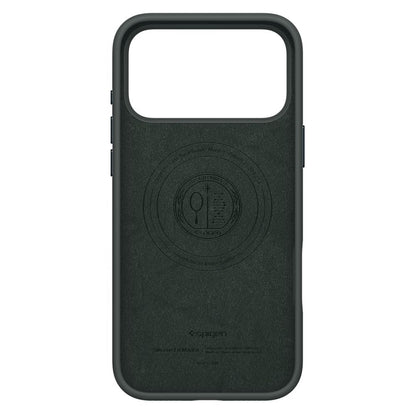 Coque MagSafe pour Apple iPhone 17 Pro Max, Spigen, Silicone Fit, Vert