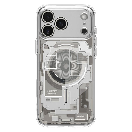 MagSafe Hülle für Apple iPhone 17 Pro Max, Spigen, Ultra Hybrid Neo One, Transparent