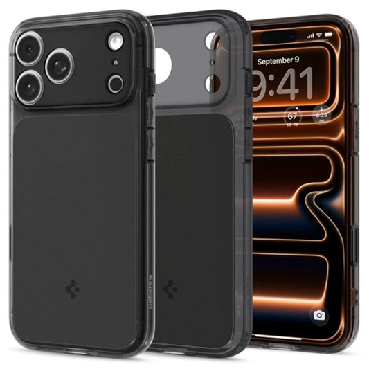 MagSafe Hülle für Apple iPhone 17 Pro Max, Spigen, Ultra Hybrid T, Mattschwarz
