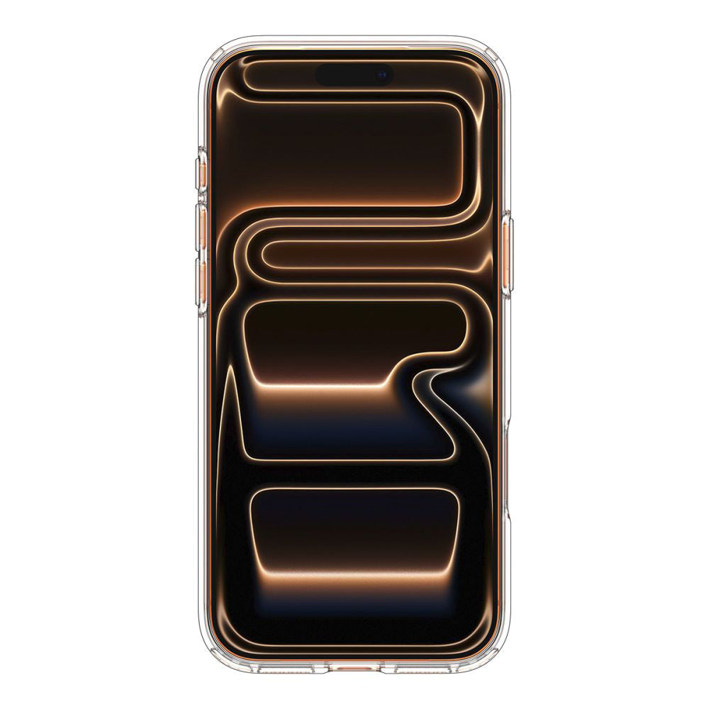 Coque MagSafe pour Apple iPhone 17 Pro Max, Spigen, Ultra Hybrid, Transparent Orange