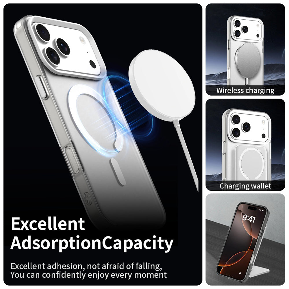 Coque MagSafe pour Apple iPhone 17 Pro Max, Techsuit, CandyCase, Blanche