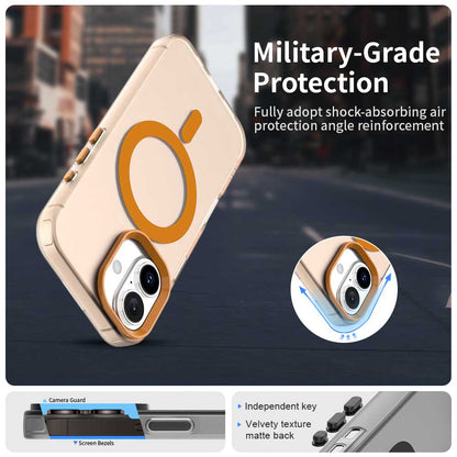 Coque MagSafe pour Apple iPhone 17 Pro Max, Techsuit, CandyCase, Orange