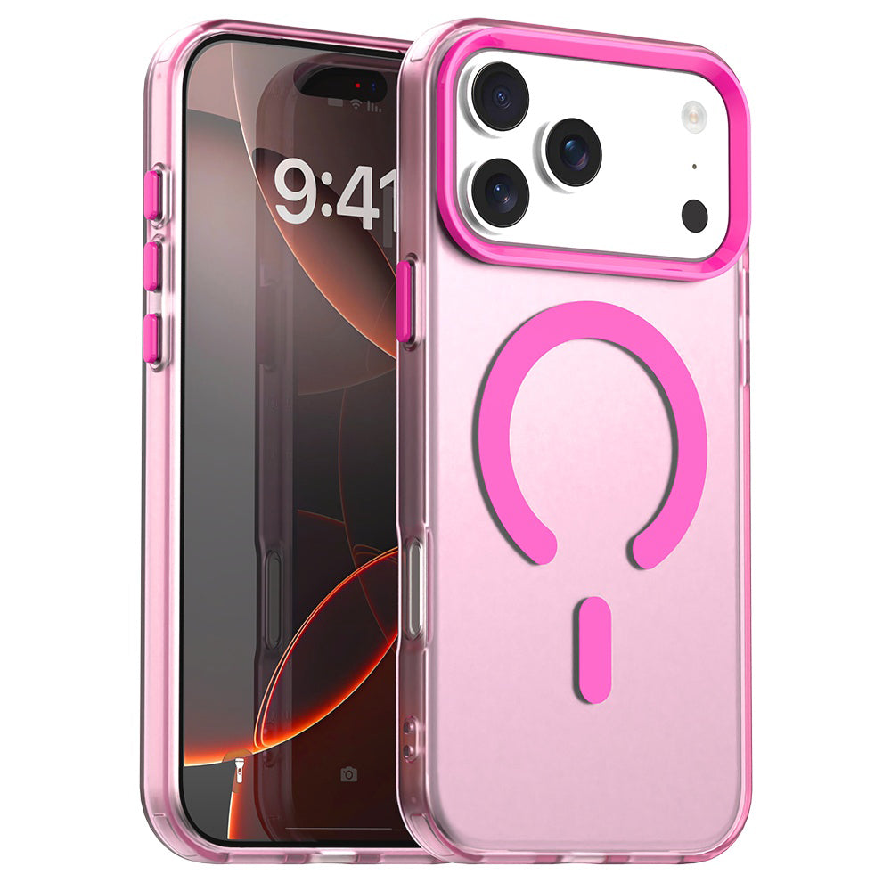 Housse MagSafe pour Apple iPhone 17 Pro Max, Techsuit, CandyCase, Rose