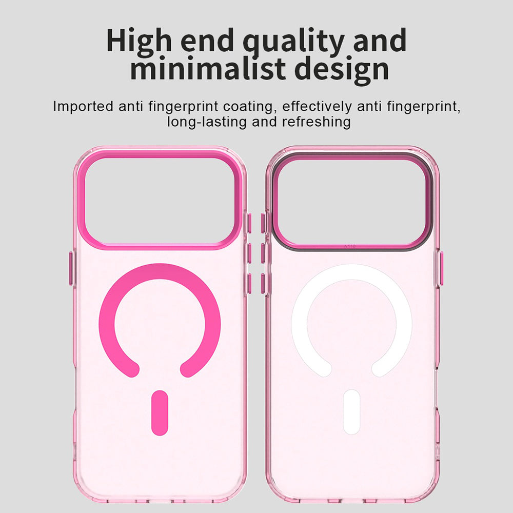 Housse MagSafe pour Apple iPhone 17 Pro Max, Techsuit, CandyCase, Rose