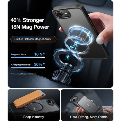 Étui MagSafe pour Apple iPhone 17 Pro Max, Torras, Guardian, Orange