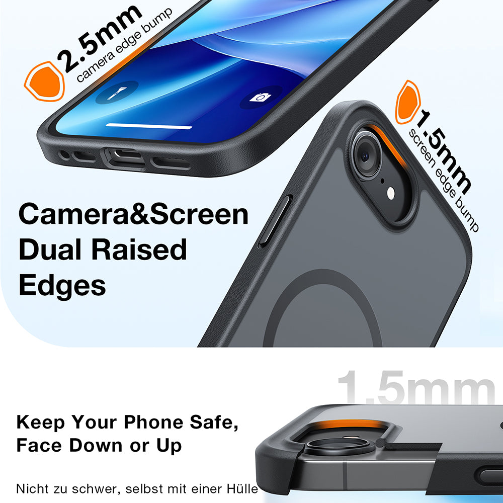 Étui MagSafe pour Apple iPhone 17 Pro Max, Torras, Guardian, Orange