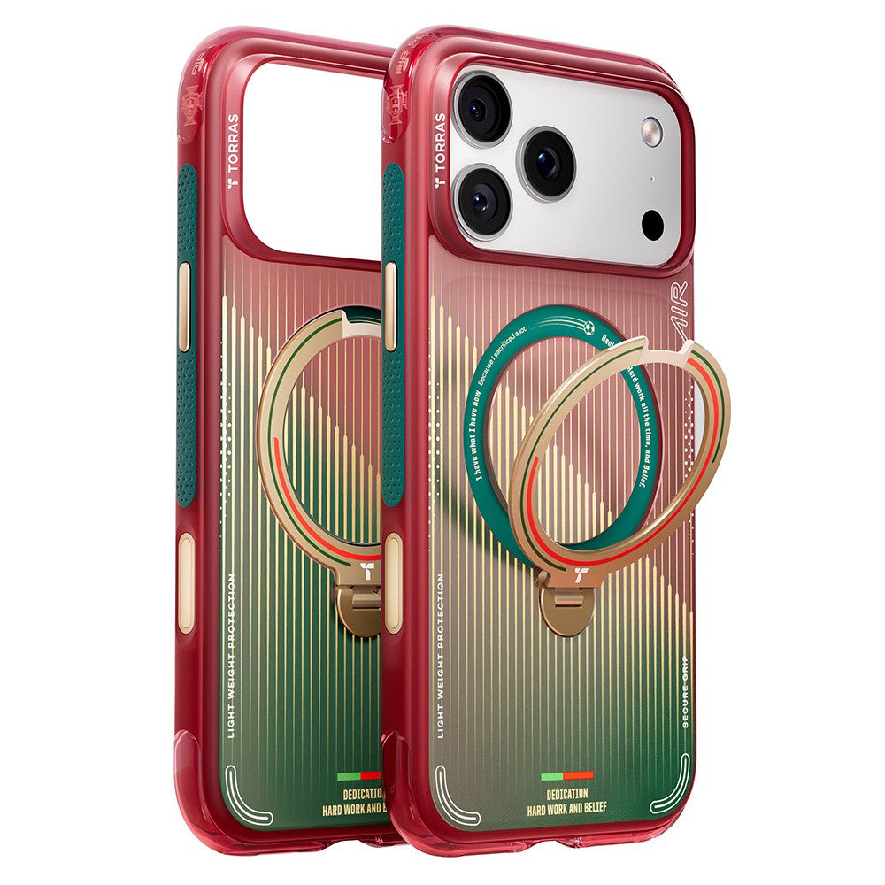 Coque MagSafe pour Apple iPhone 17 Pro Max, Torras, Ostand Q3 Air, Glory Slash