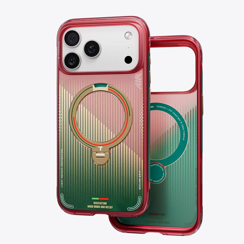 Coque MagSafe pour Apple iPhone 17 Pro Max, Torras, Ostand Q3 Air, Glory Slash