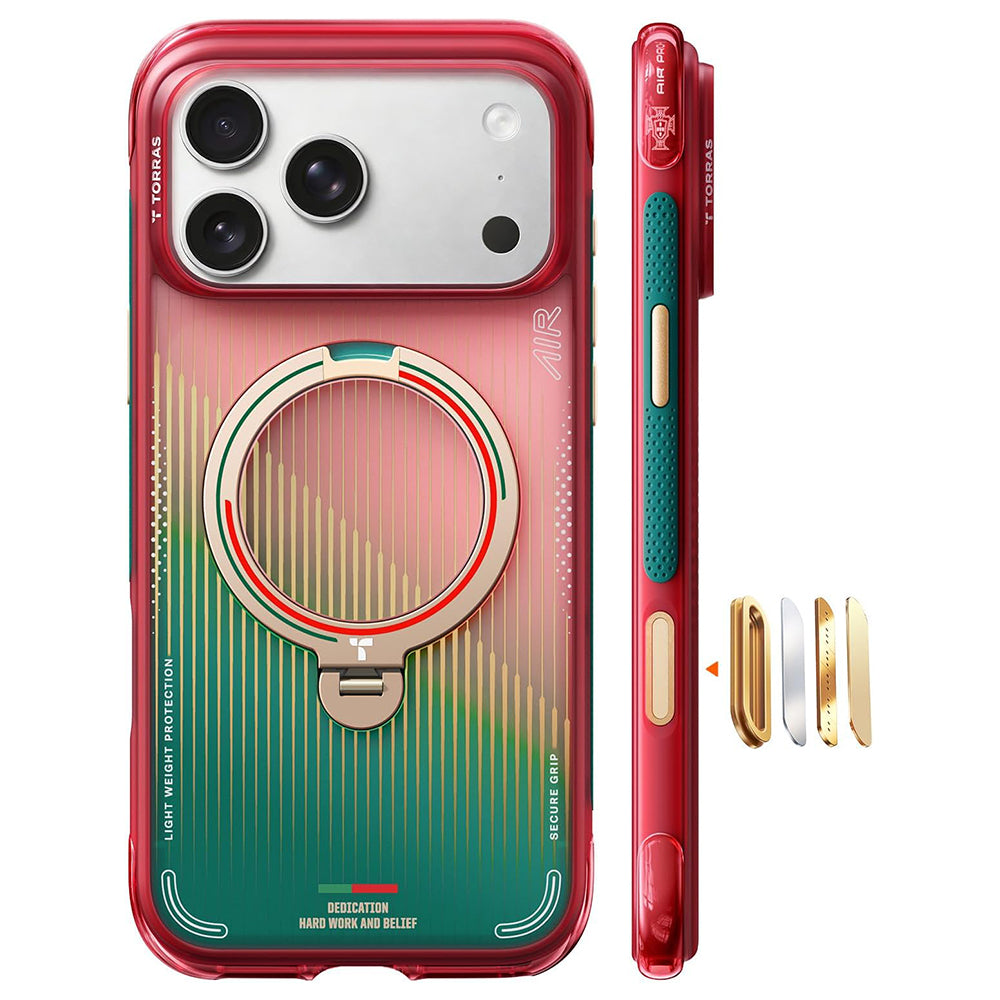 Coque MagSafe pour Apple iPhone 17 Pro Max, Torras, Ostand Q3 Air, Glory Slash