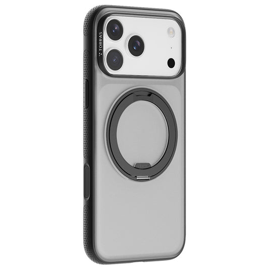 Coque MagSafe pour Apple iPhone 17 Pro Max, Torras, Ostand R Fitness, Noire