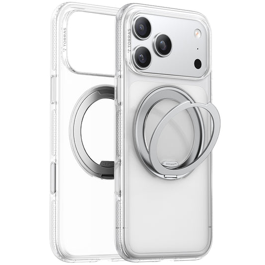 Coque MagSafe pour Apple iPhone 17 Pro Max, Torras, Ostand R Fitness, Transparente