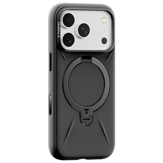 Étui MagSafe pour Apple iPhone 17 Pro Max, Torras, QPRO Silicone, Noir