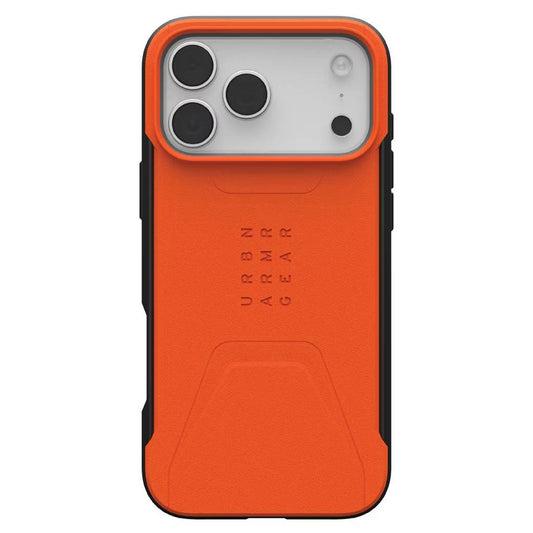 Coque MagSafe pour Apple iPhone 17 Pro Max, Urban Armor Gear, Civilian LT, Orange