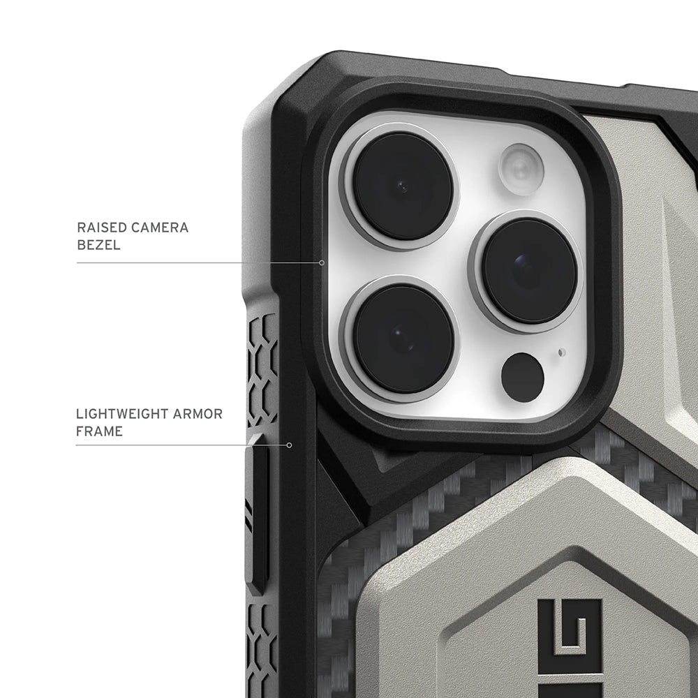 MagSafe Hülle für Apple iPhone 17 Pro Max, Urban Armor Gear, Monarch Pro, Grau