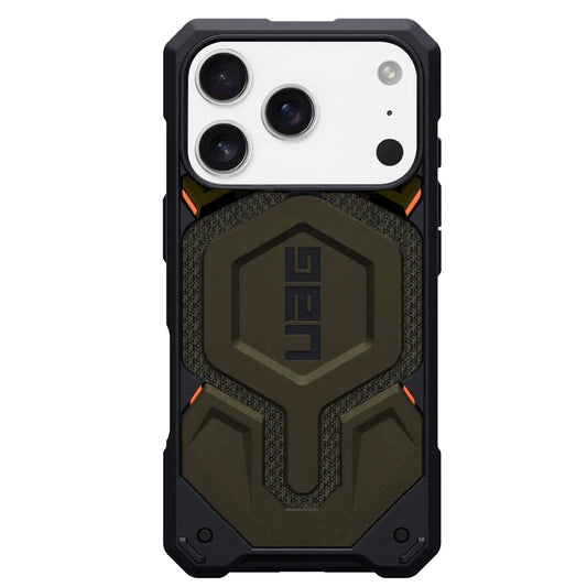 MagSafe Hülle für Apple iPhone 17 Pro Max, Urban Armor Gear, Monarch Pro Kevlar, Grün