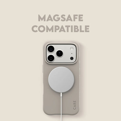 MagSafe Hülle für Apple iPhone 17 Pro, PanzerGlass, modisch, Beige