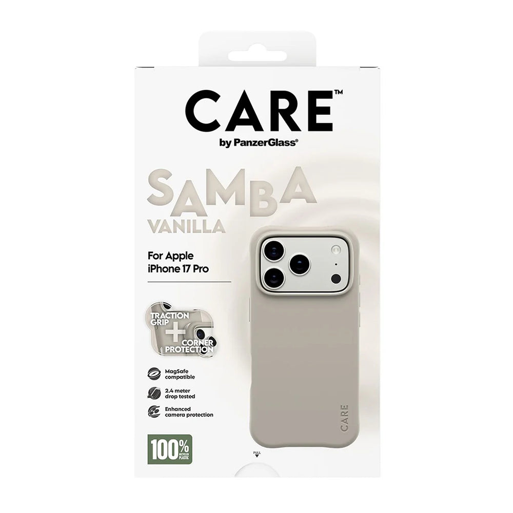 MagSafe Hülle für Apple iPhone 17 Pro, PanzerGlass, modisch, Beige