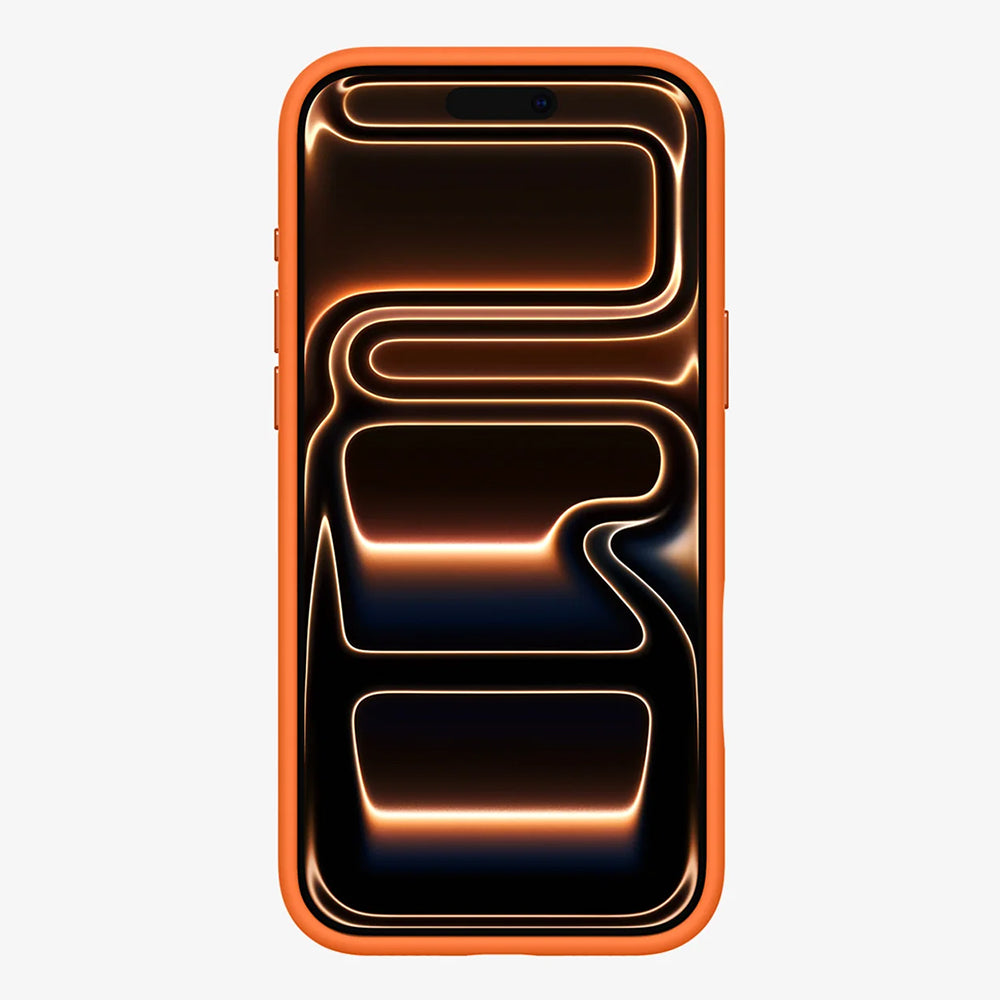 Coque MagSafe pour Apple iPhone 17 Pro, Spigen, Silicone Fit, Orange ACS11379