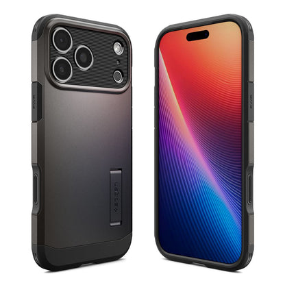 MagSafe Hülle für Apple iPhone 17 Pro, Spigen, Tough Armor T, Grau