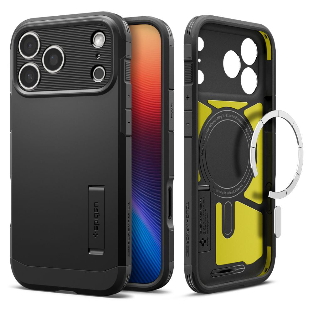 MagSafe Case for Apple iPhone 17 Pro, Spigen, Tough Armor T, Black