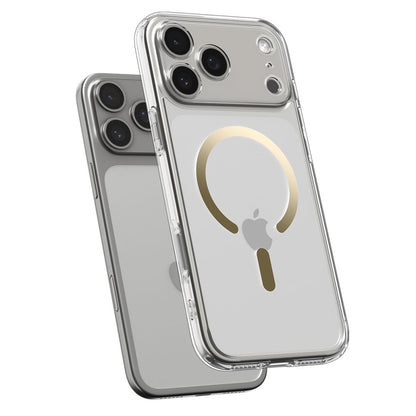 MagSafe Case for Apple iPhone 17 Pro, Spigen, Ultra Hybrid, Transparent Gold