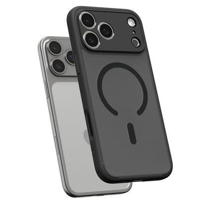 Coque MagSafe pour Apple iPhone 17 Pro, Spigen, Ultra Hybrid, Noir Satiné