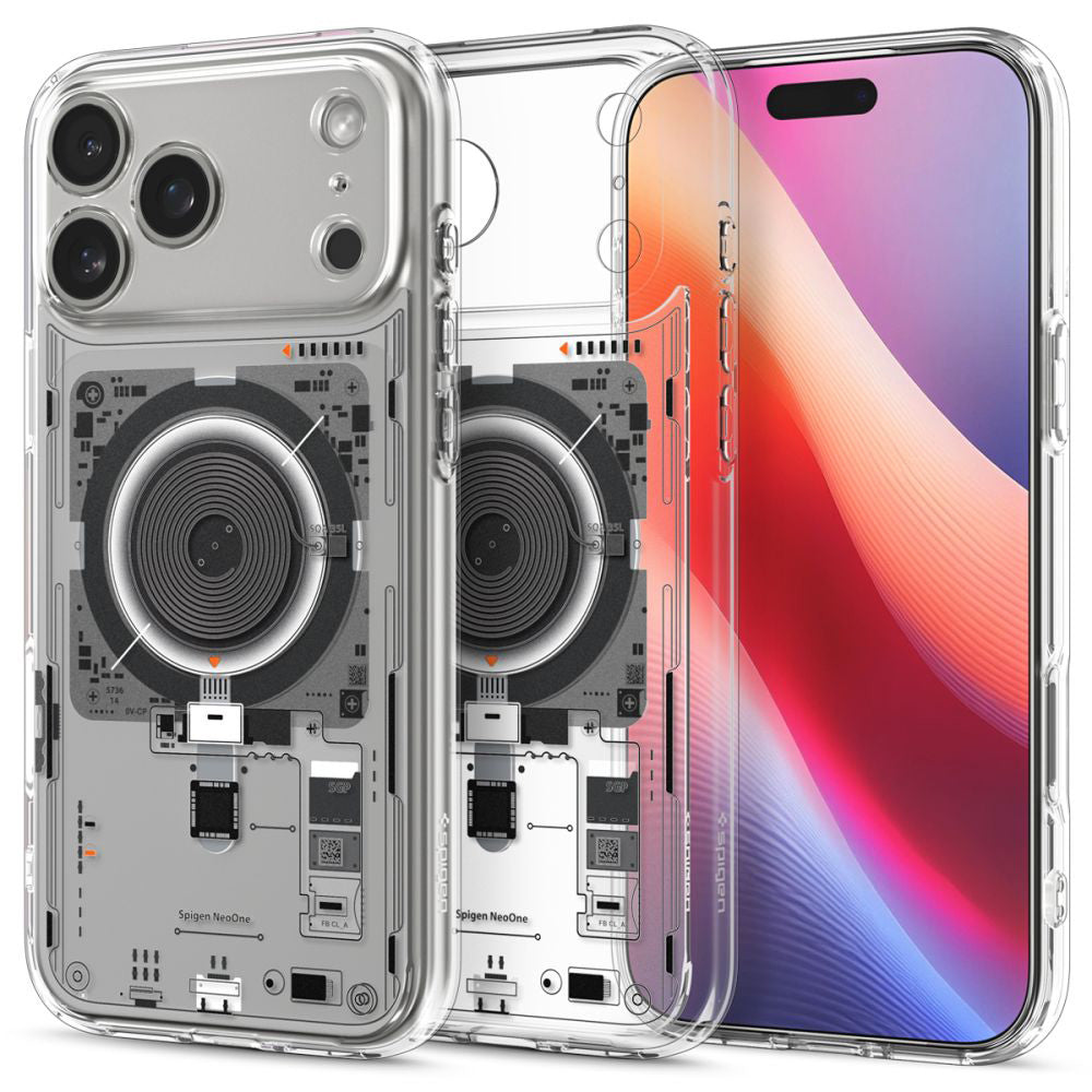 Coque MagSafe pour Apple iPhone 17 Pro, Spigen, Ultra Hybrid, Transparente